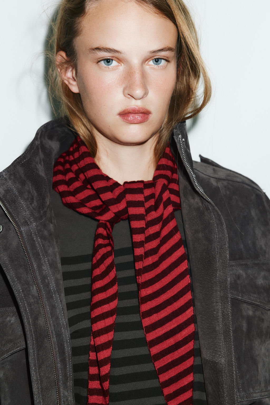 STRIPED KNIT BANDANA