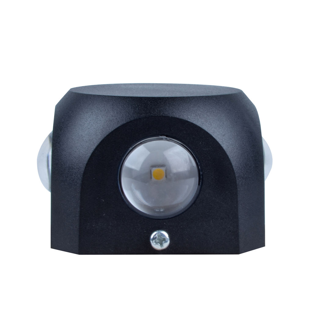 ULU-P30D-4W/4000K IP65 BLACK Светильник светодиодный уличный. Архитектурный накладной. Белый свет (4000K). Корпус черный. TM Uniel