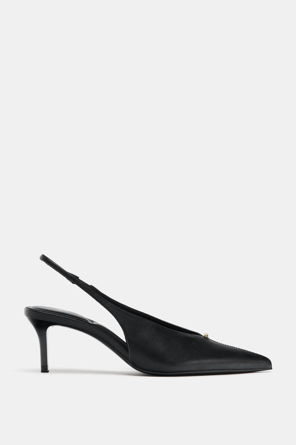 HEELED SLINGBACK SHOES - Zara фото 4