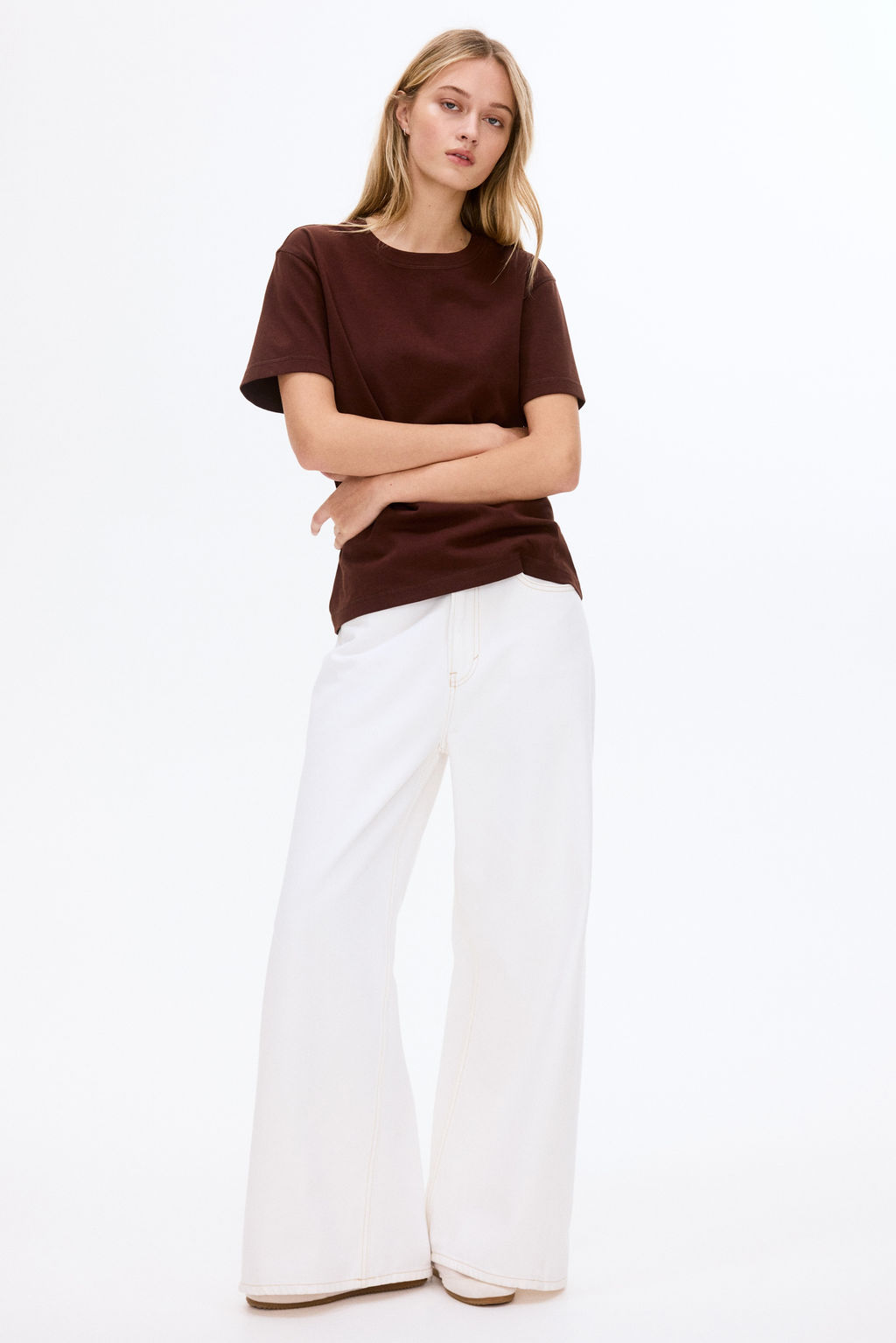Camiseta oversize de algod?n - H&m фото 9