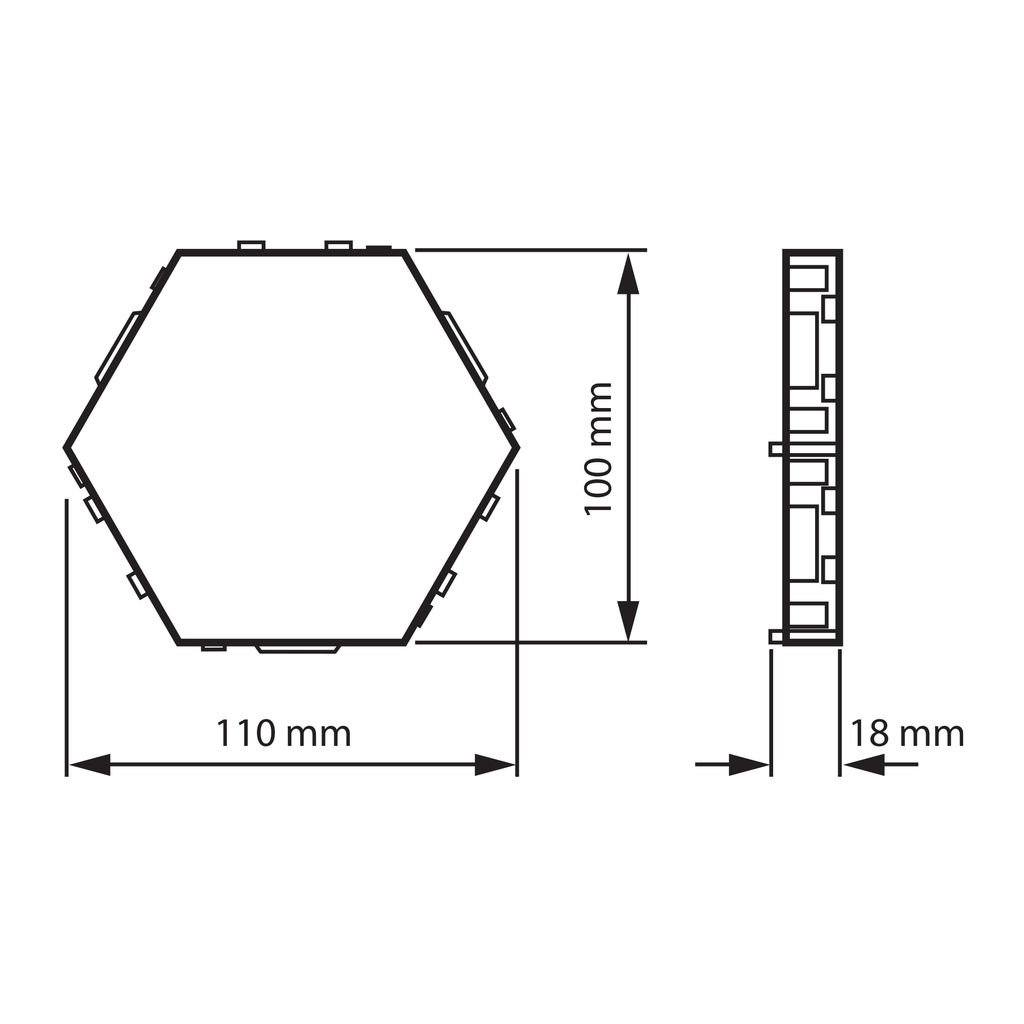 ULE-H77-3,5W/3000K/12V WHITE Cветильник светодиодный модульный. Сенсорный. Теплый белый свет(3000К). 72Лм. TM Uniel