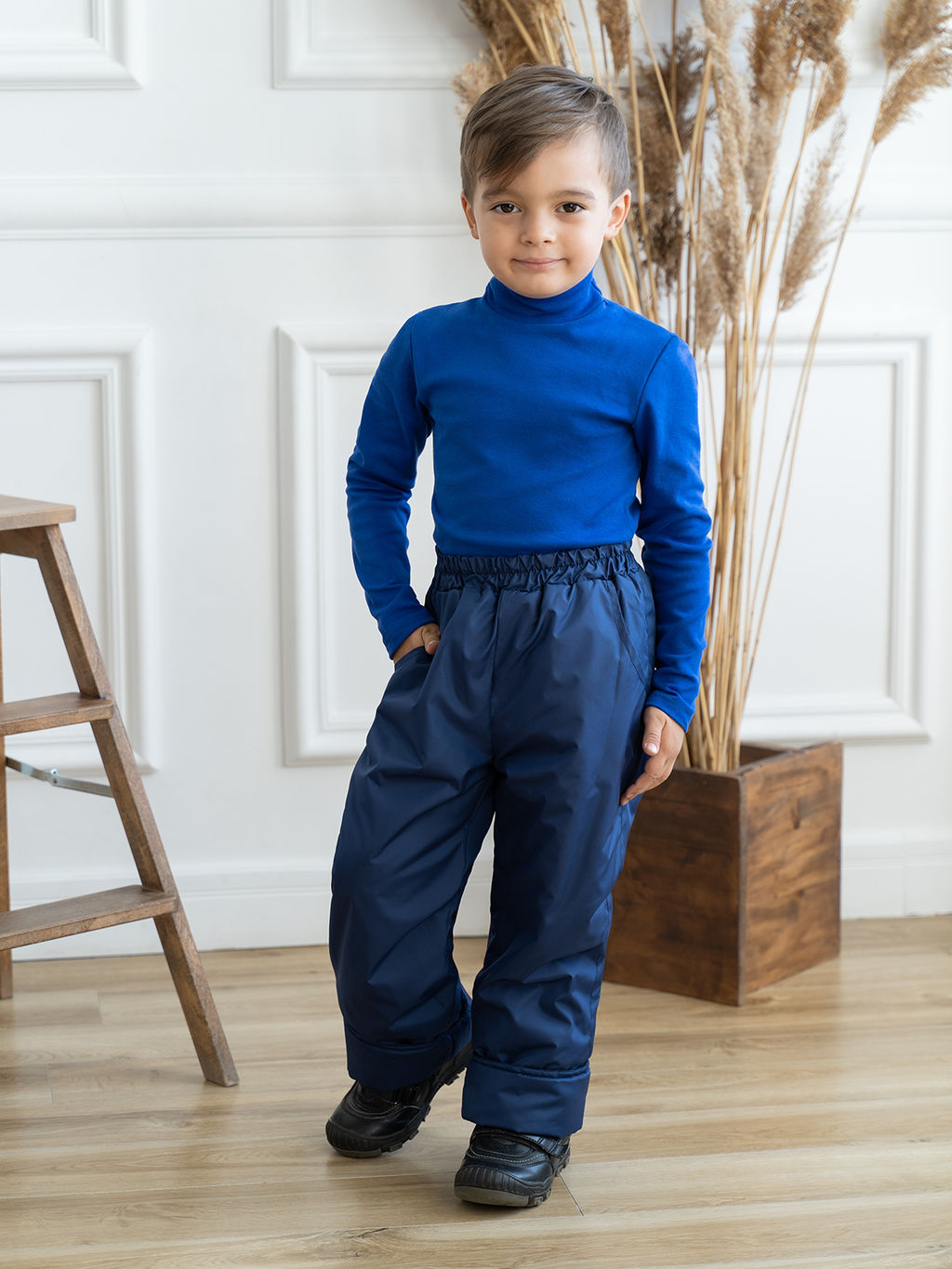 Брюки на поясе осенневесенние малина - Arctic kids фото 21