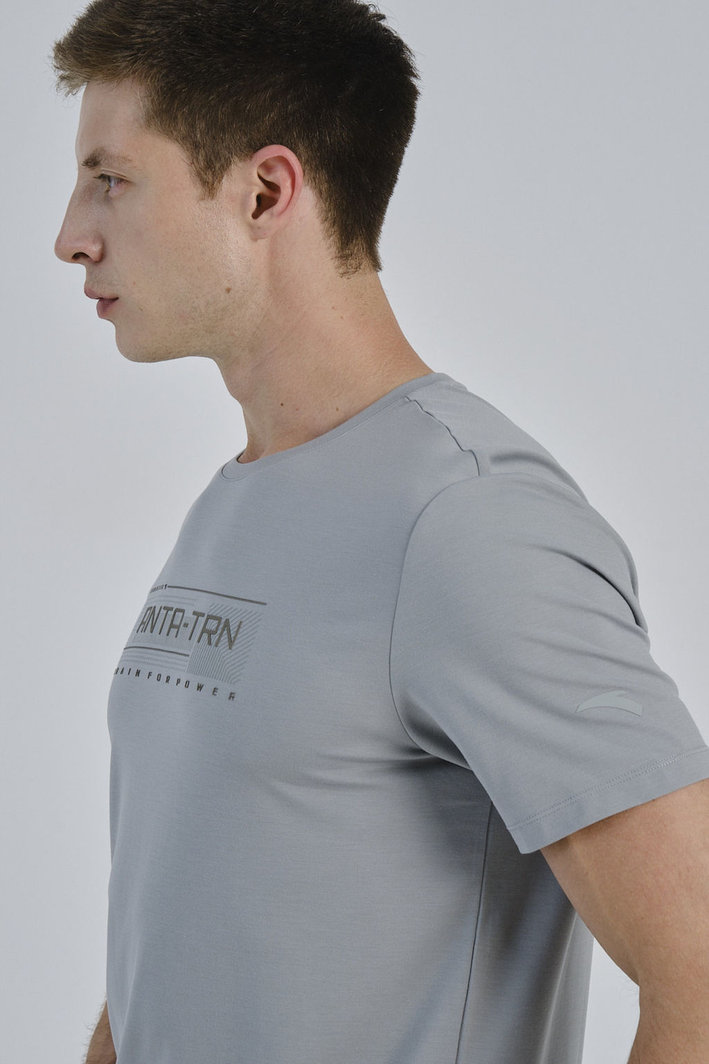 Футболка Серо-зеленый - Anta фото 4