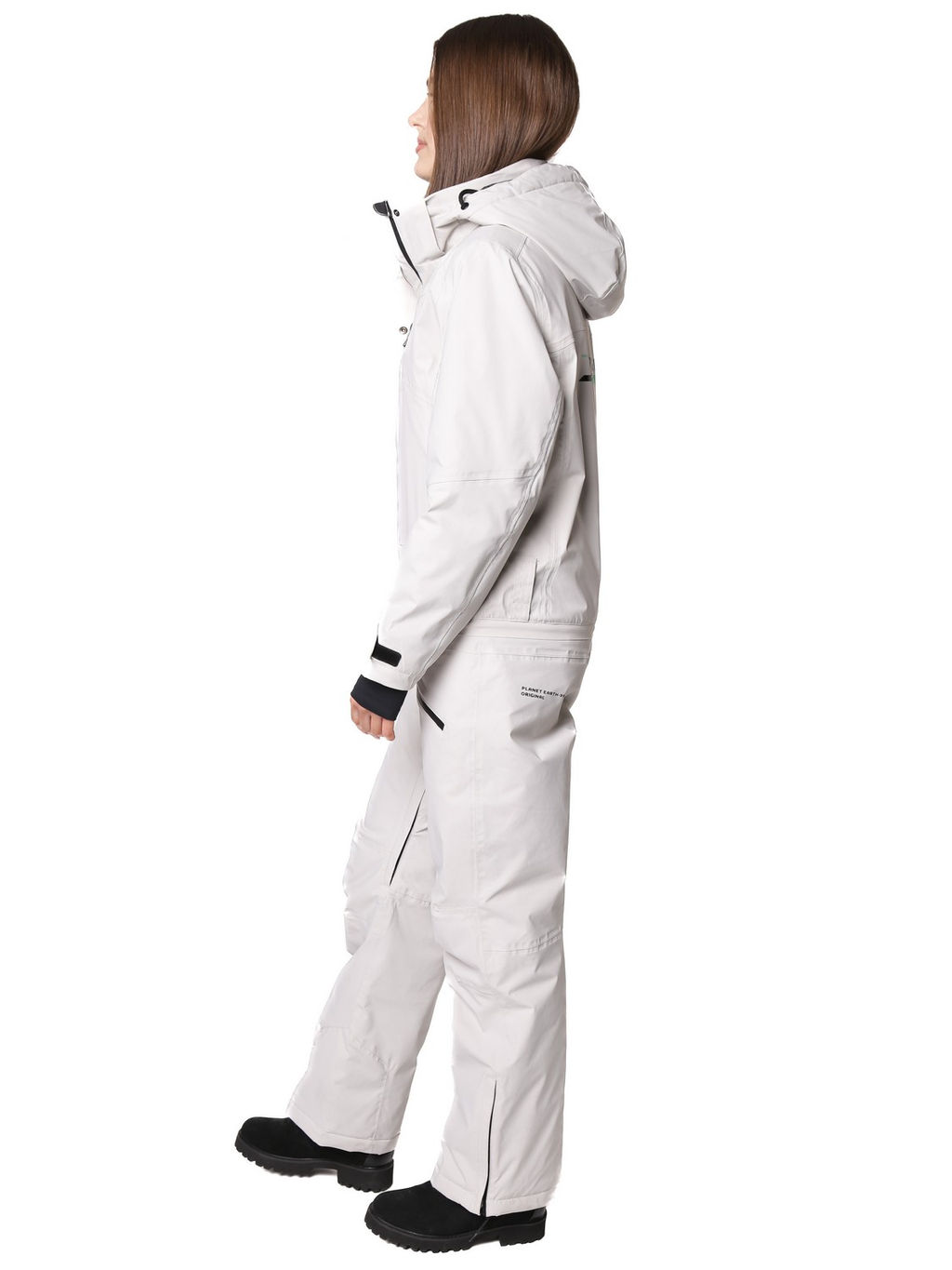 Комбинезон BB-0271 Бело-серый