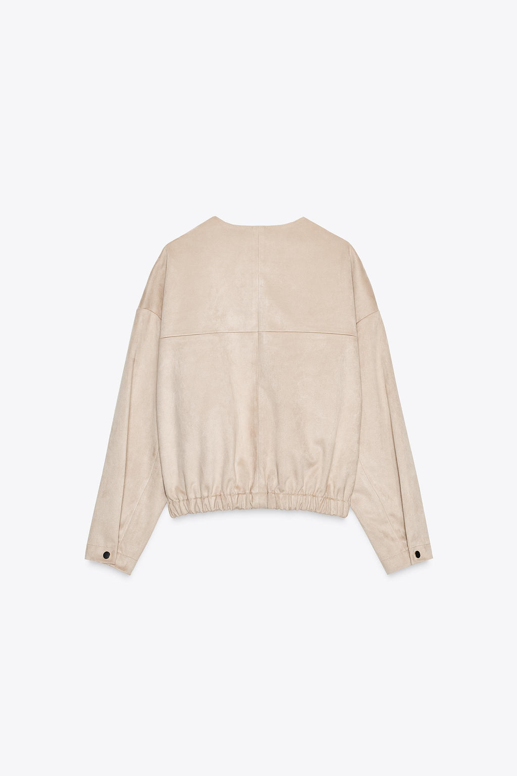 FAUX SUEDE BOMBER JACKET - Zara фото 8