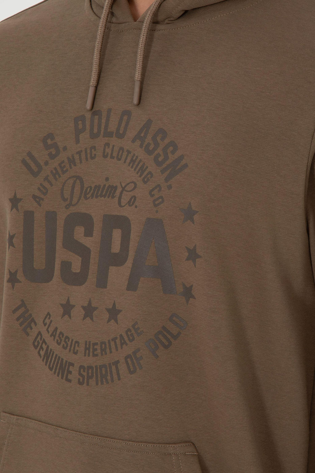Мужской свитшот цвета хаки Неожиданная скидка в корзине - U.s. polo assn фото 7