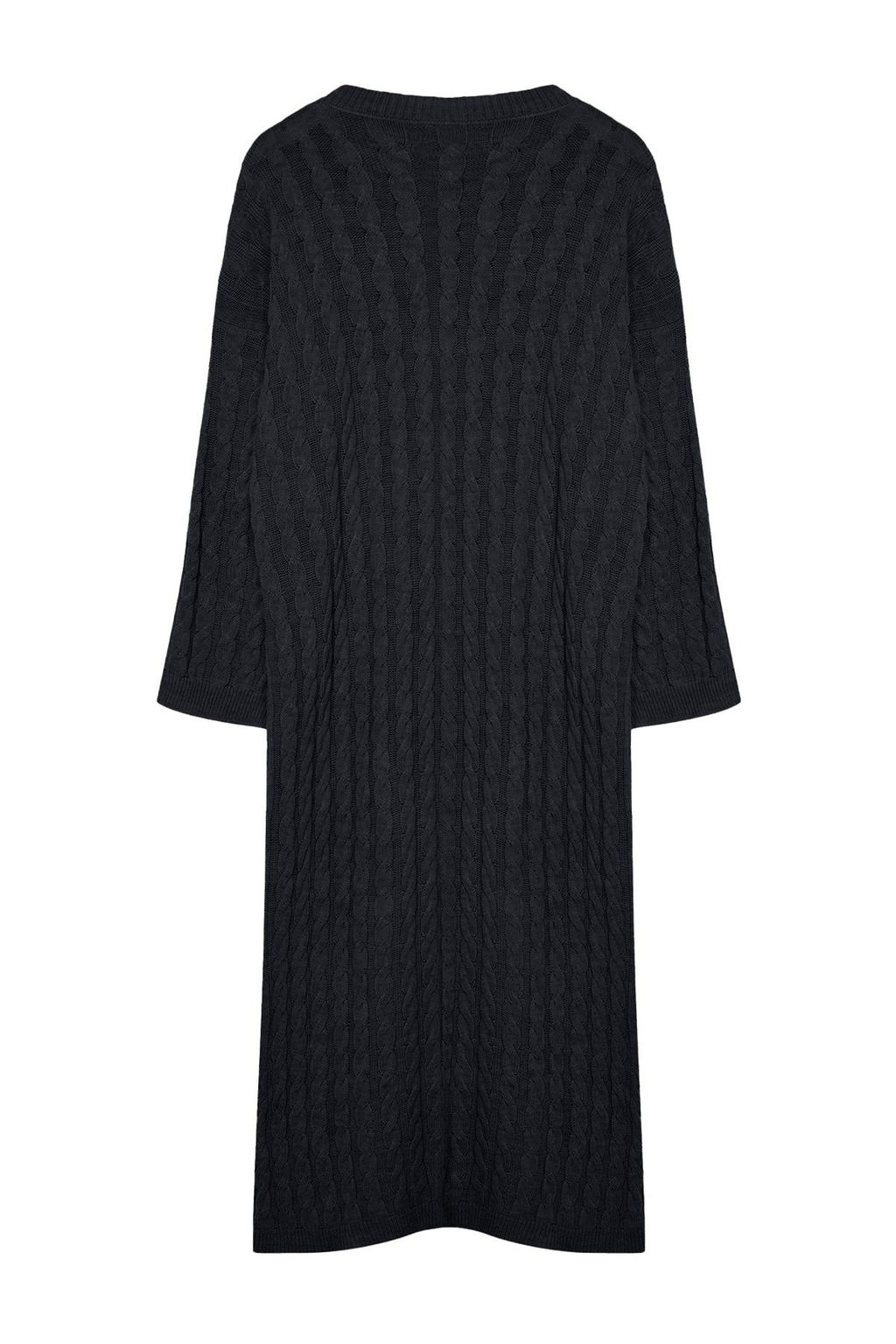 TRENDYOLMILLA Tas Maxi Triko Sac Orgulu Genis Kal?p Elbise TWOAW25EL00078 фото 13