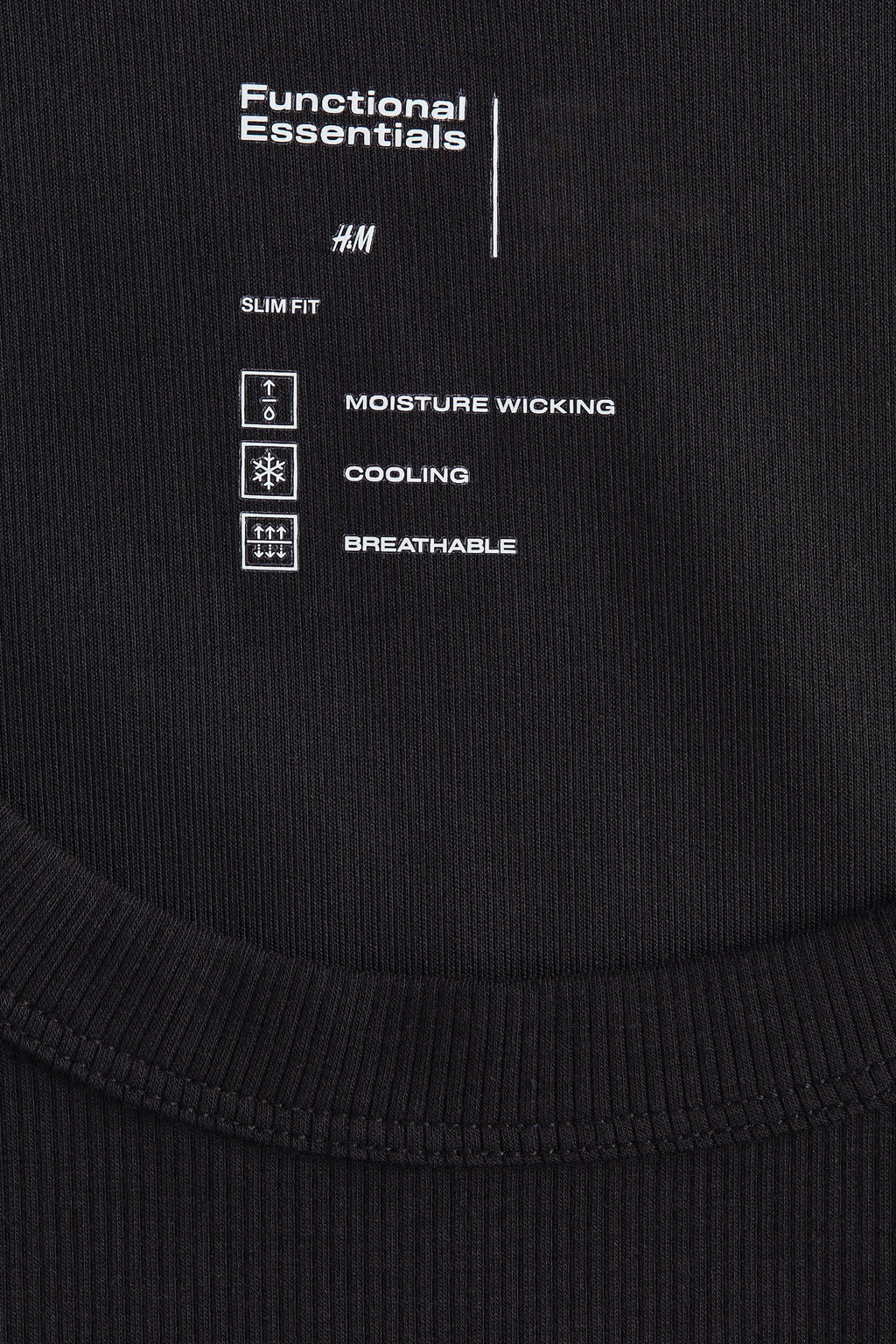 Camiseta sin mangas en canal? Cooling Slim Fit - H&m фото 5