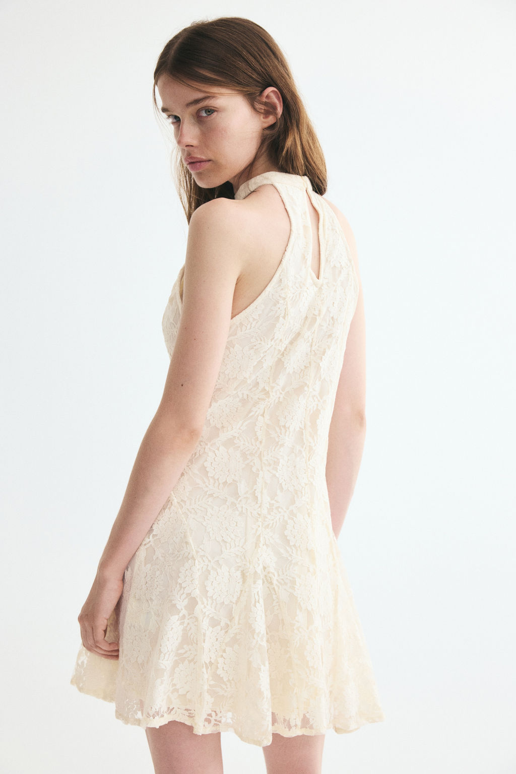 Vestido de encaje con nesgas - H&m фото 6