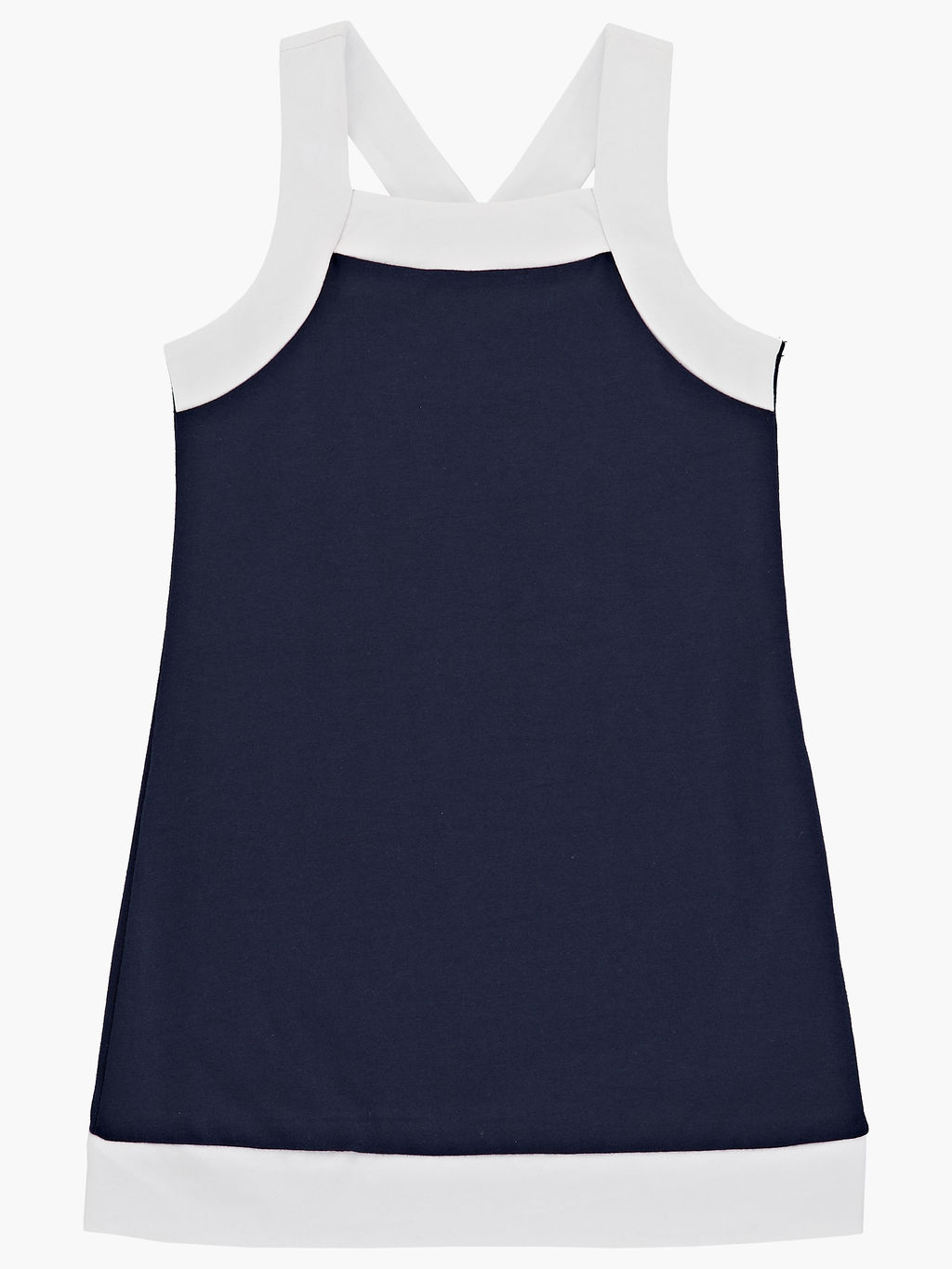 Сарафан летний для девочки UD 0822 син/белый - Mini maxi фото 4