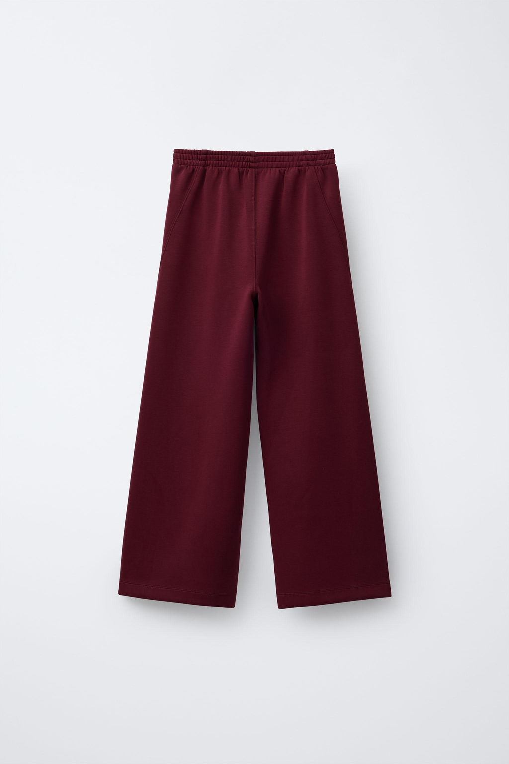 PLAIN WIDE-LEG TROUSERS - Zara фото 2