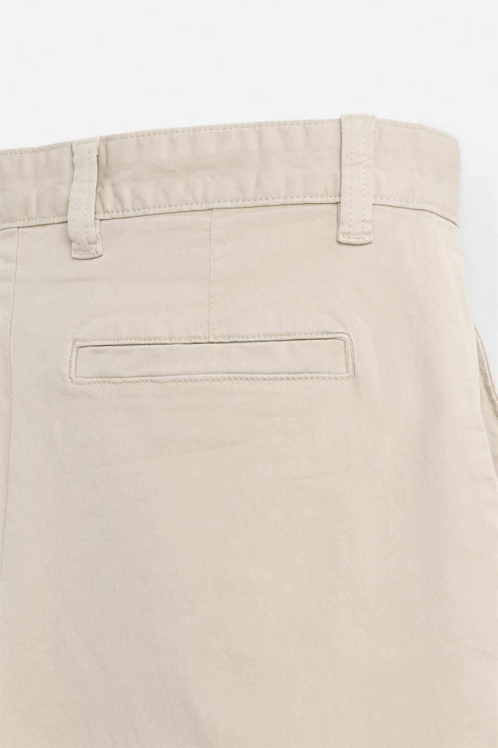 CHINO REGULAR FIT BERMUDA SHORTS - Zara фото 28
