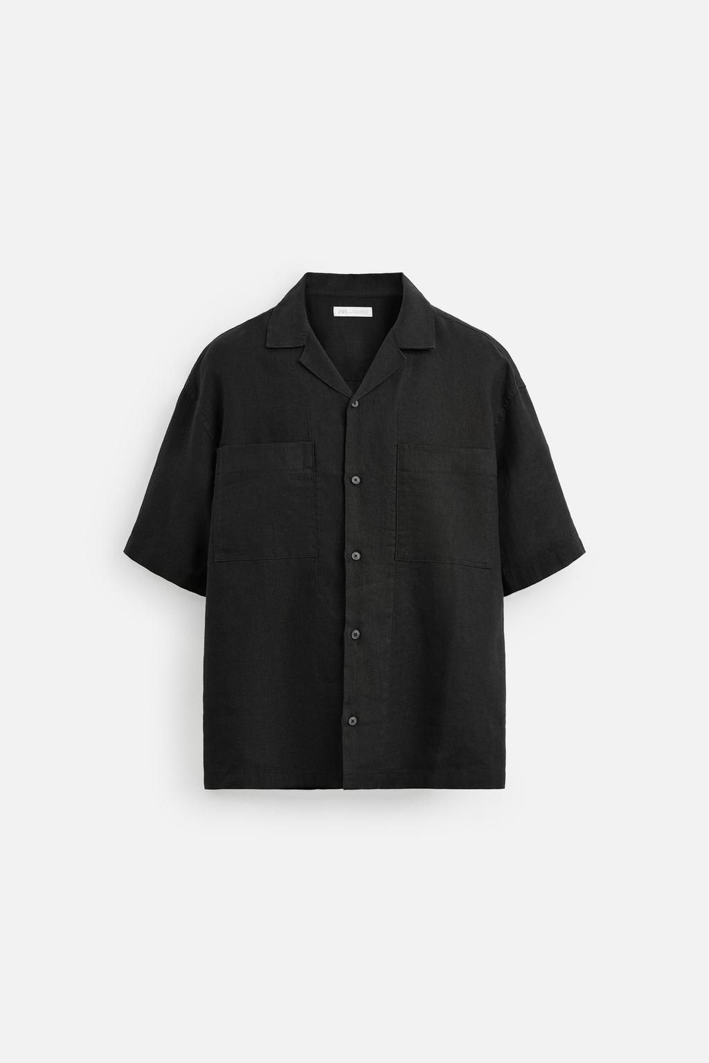 100% LINEN SHIRT - Zara фото 7