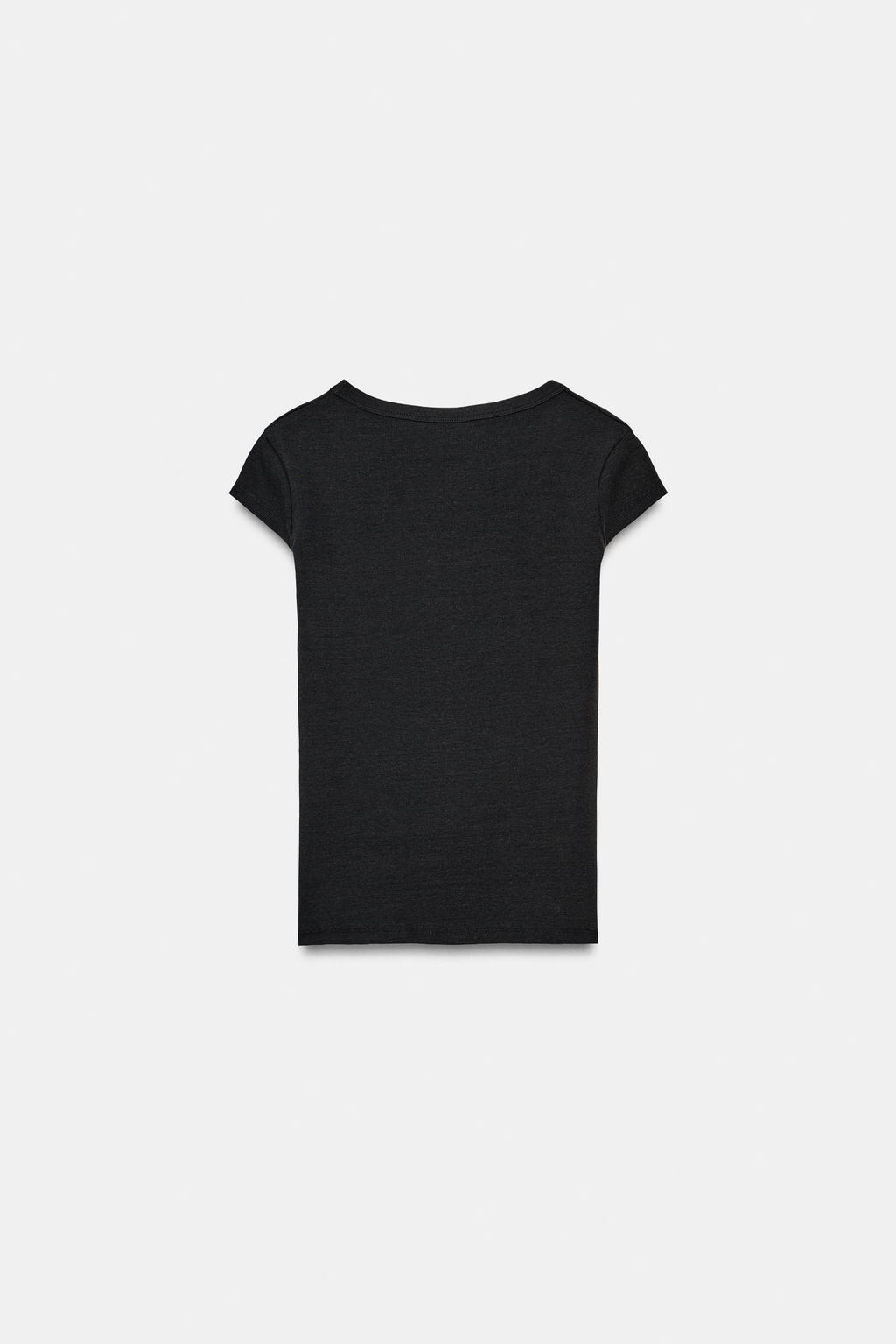 CAMISETA CUELLO OLLA / Carb?n - Zara фото 2