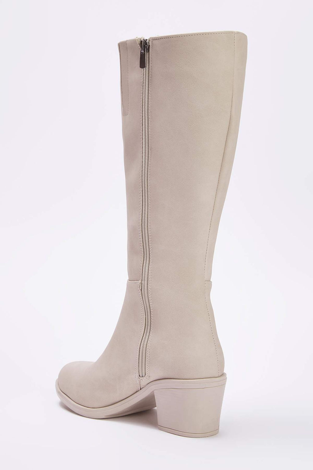 Trendyolmilla Shoes Siyah Fermuarl? Yuvarlak Burun Kad?n Blok Topuklu Cizme TAKAW25CZ00004  фото 5