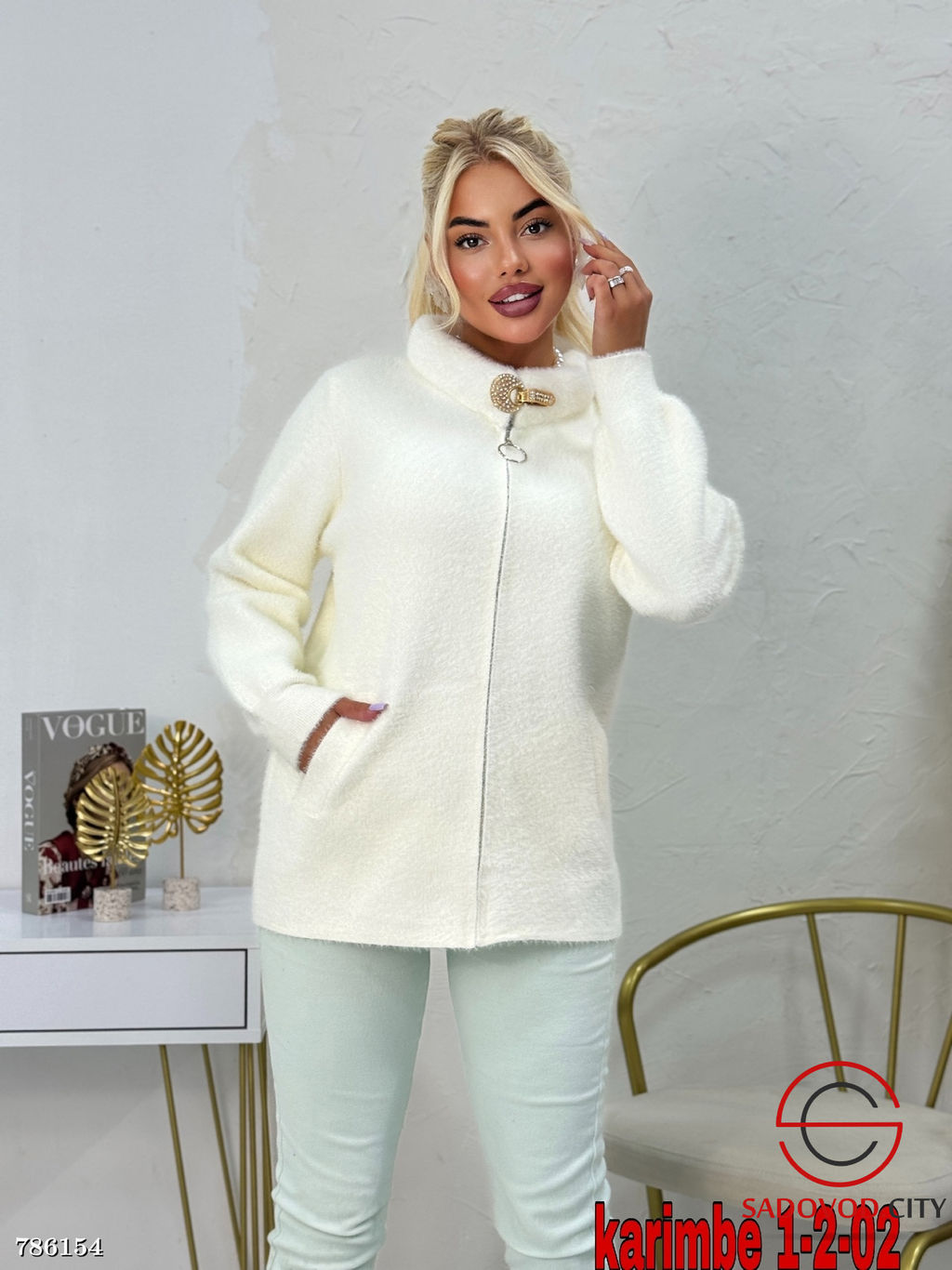 Кардиган с застежкой на вортнике - Bruno фото 7