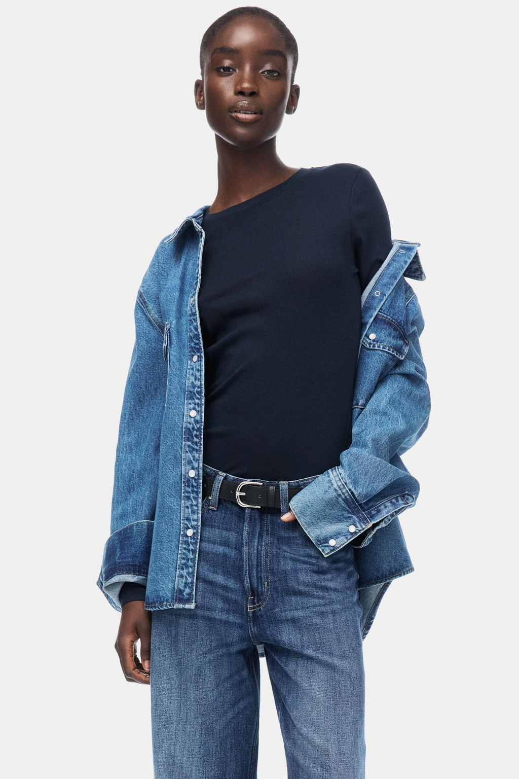 Top en punto de algod?n pima - H&m фото 7