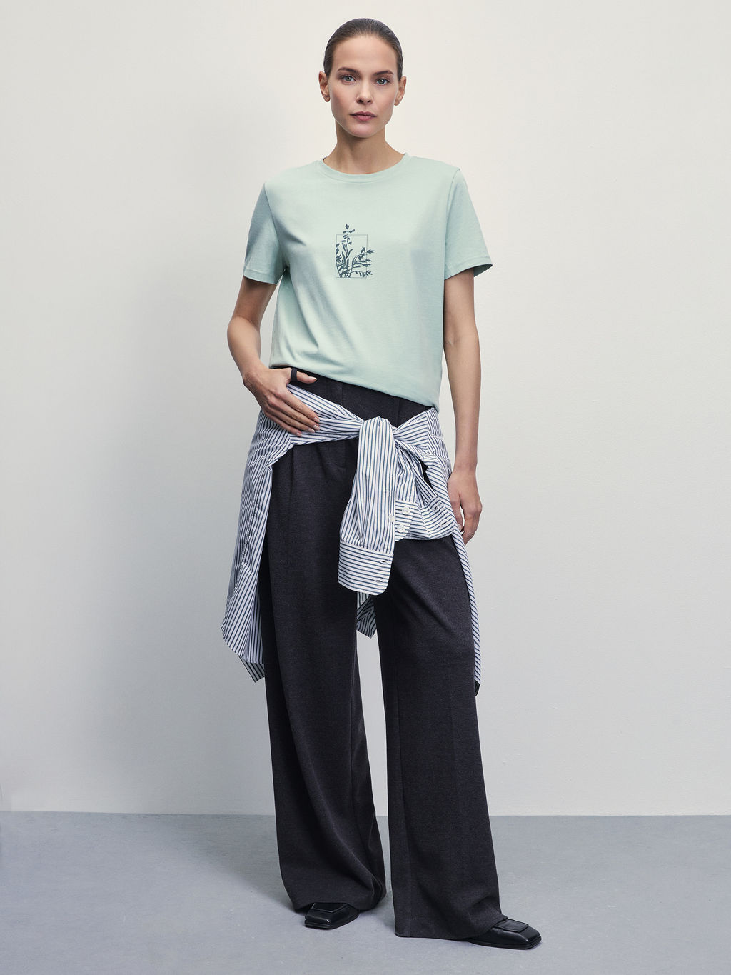 Футболка из хлопка / Zarina  фото 2