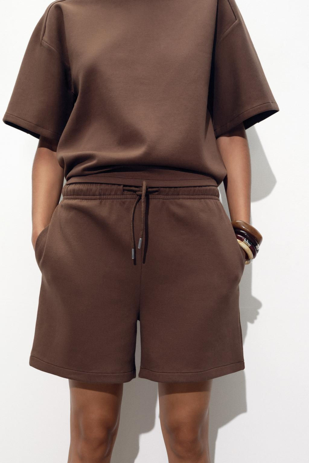 INTERLOCK BERMUDA SHORTS - Zara фото 11