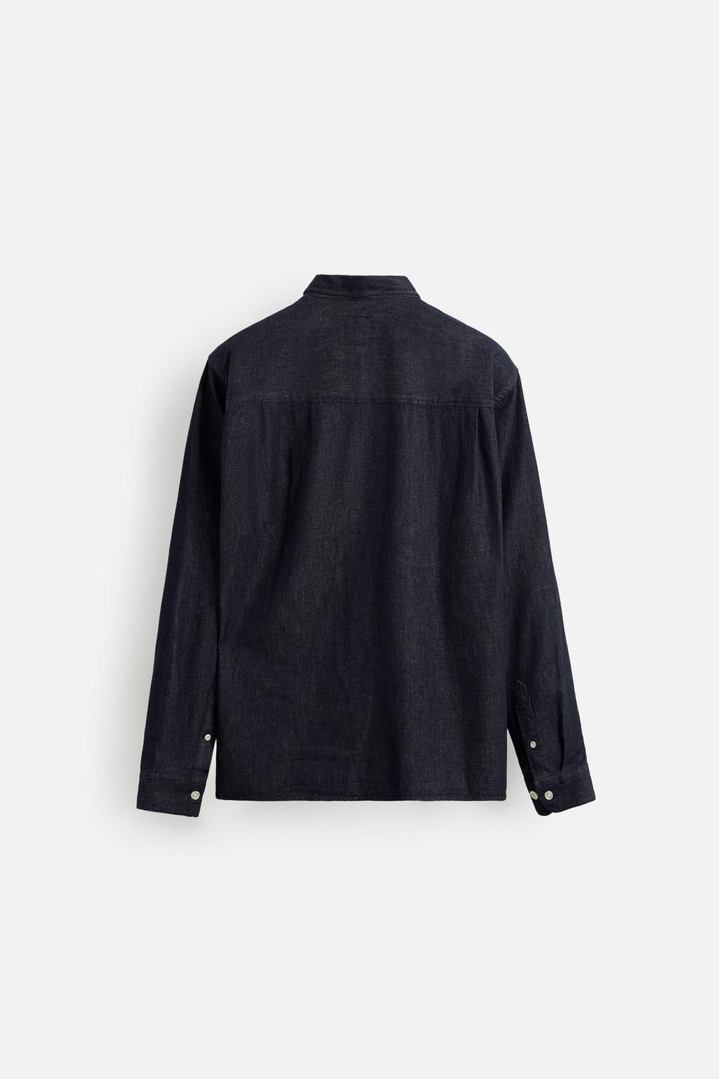 LIGHTWEIGHT DENIM SHIRT - Zara фото 8