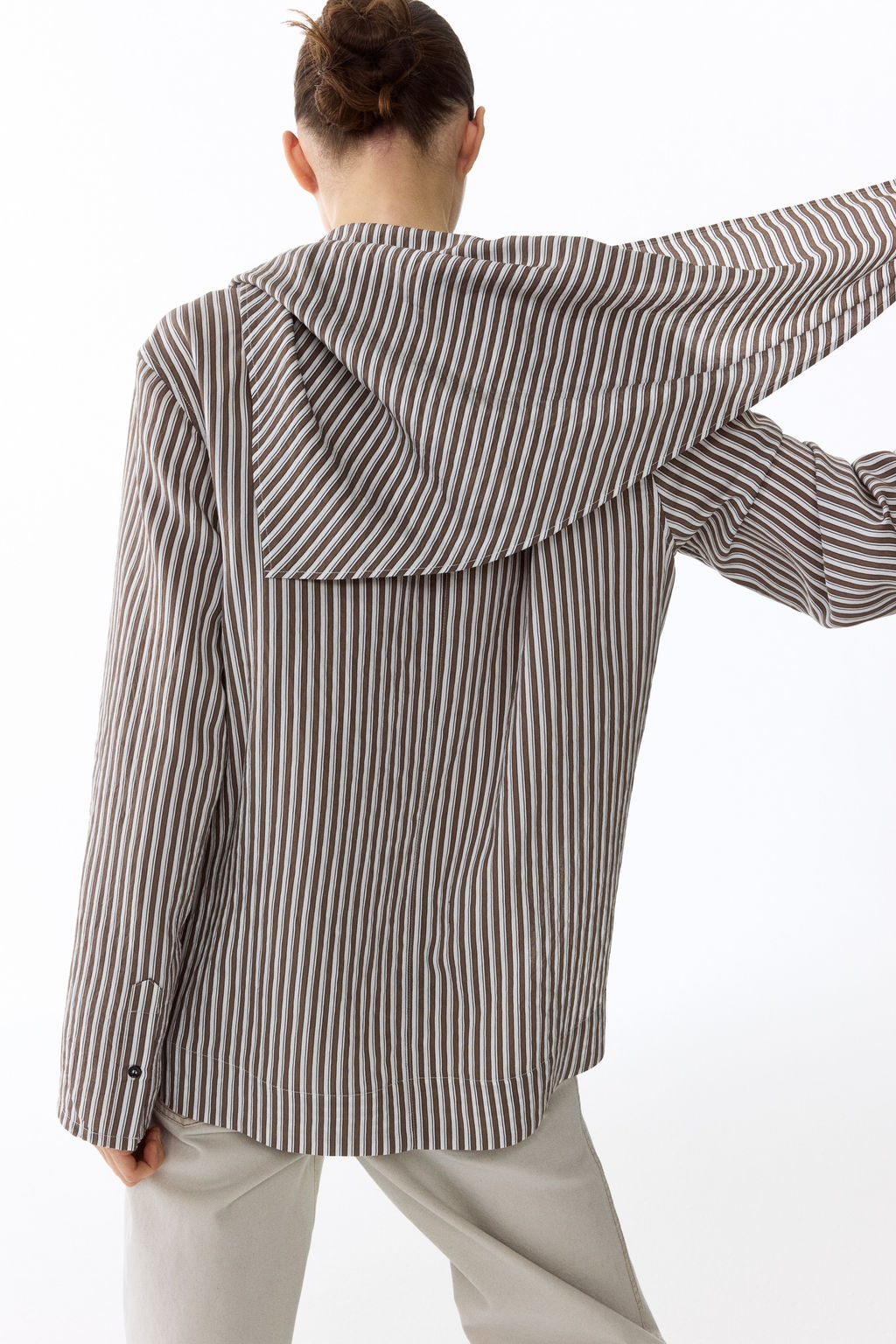 Blusa oversize con pa?uelo - H&m фото 6