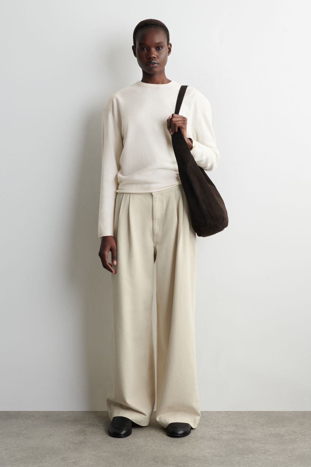 VAQUEROS WIDE LEG CON PINZAS - H&m фото 3