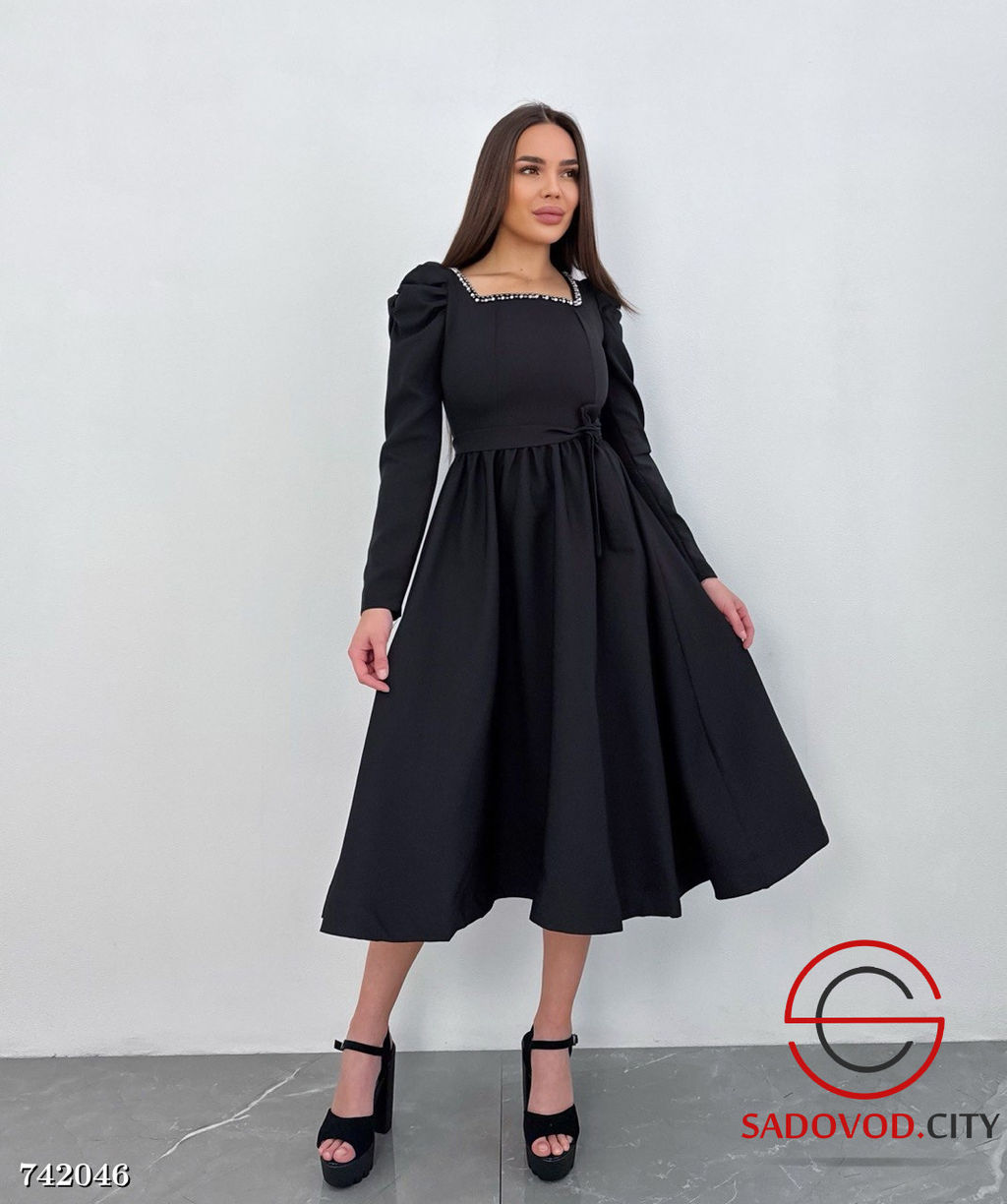 Нарядное платье с жемчужинами - Bruno фото 6