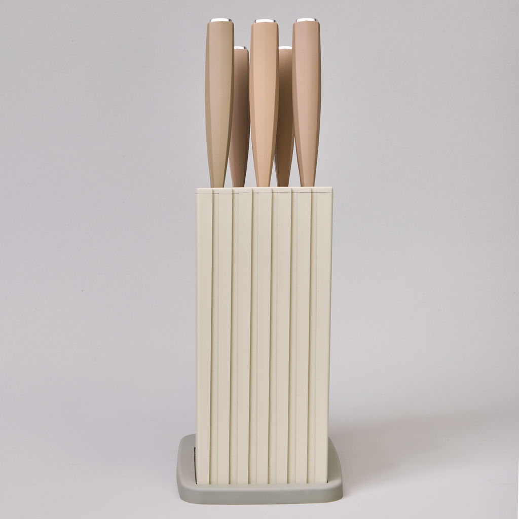 НАБОР НОЖЕЙ AGNESS НА ПЛАСТИКОВОЙ ПОДСТАВКЕ, 6 ПРЕДМЕТОВ  фото 4