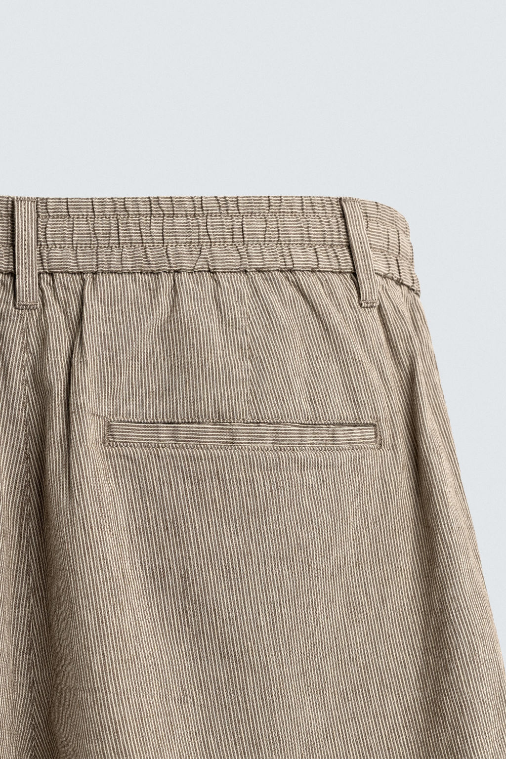 BERMUDA RELAXED FIT ALGOD?N - LINO / Marr?n - Zara фото 9