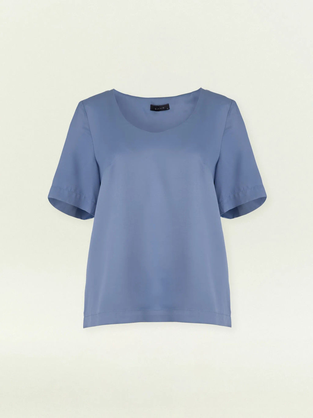 Блузка Emka B3240 вискоза голубая  фото 5