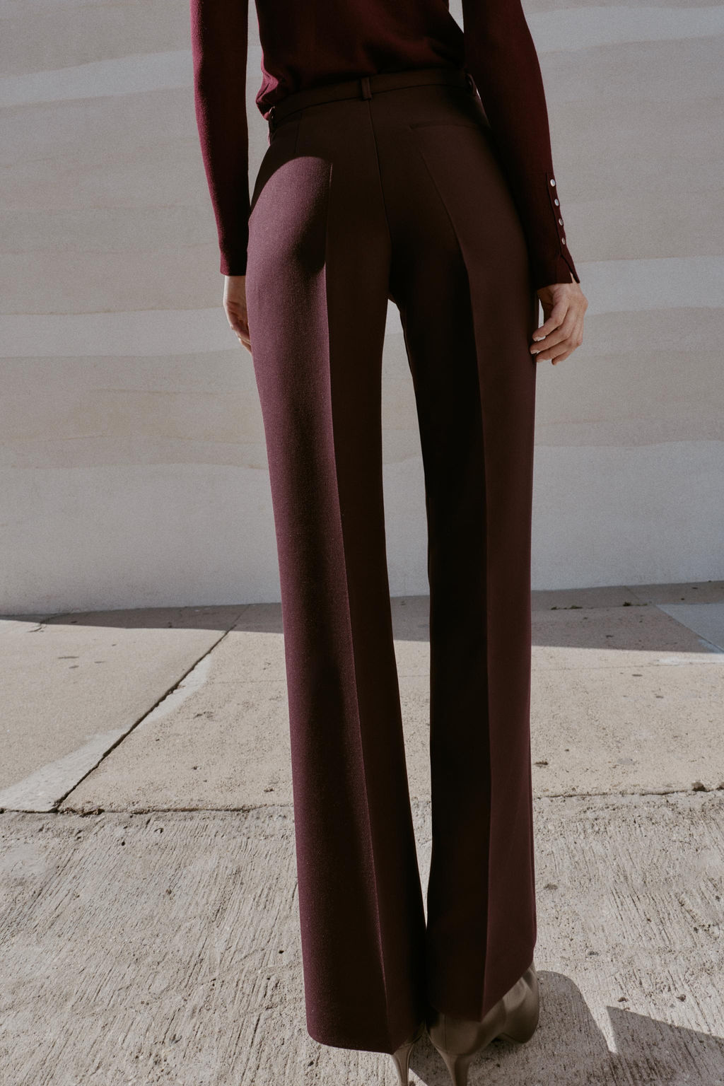 HIGH-WAIST STRAIGHT-LEG TROUSERS - Zara фото 11