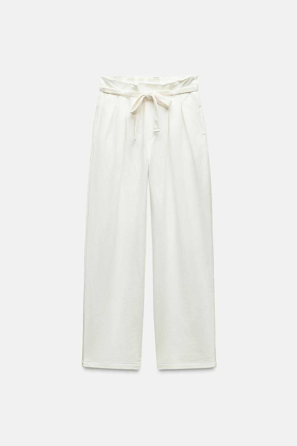 JOGGING TROUSERS WITH BELT - Zara фото 6