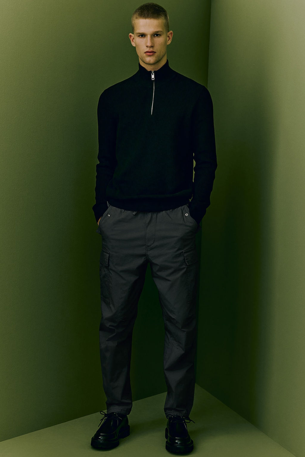 Pantalon cargo de ripstop Regular Fit - H&m фото 2