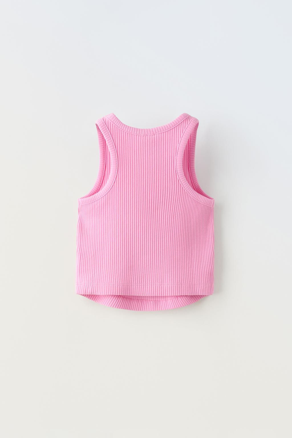 RIBBED RACERBACK TOP - Zara фото 8