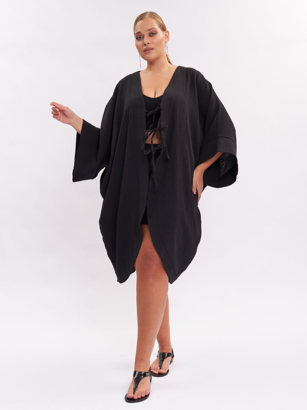 Кардиган из муслина KA01401BLK01 - Артесса фото 13