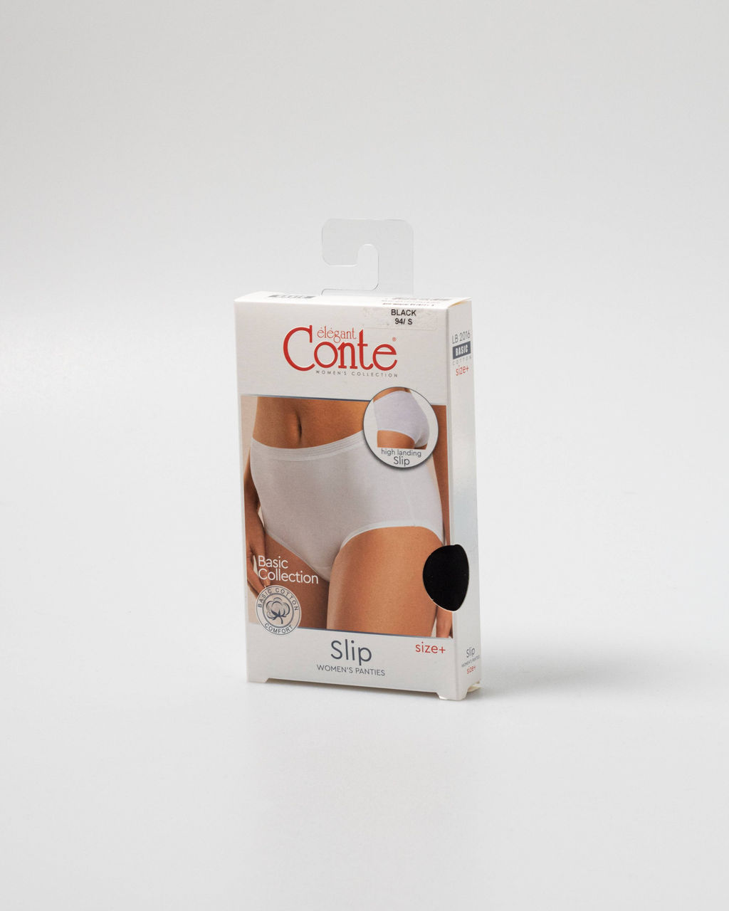 CONTE Трусики бикини высокой посадки BASIC COLLECTION LB 2016 (в коробке) black - Conte elegant фото 3