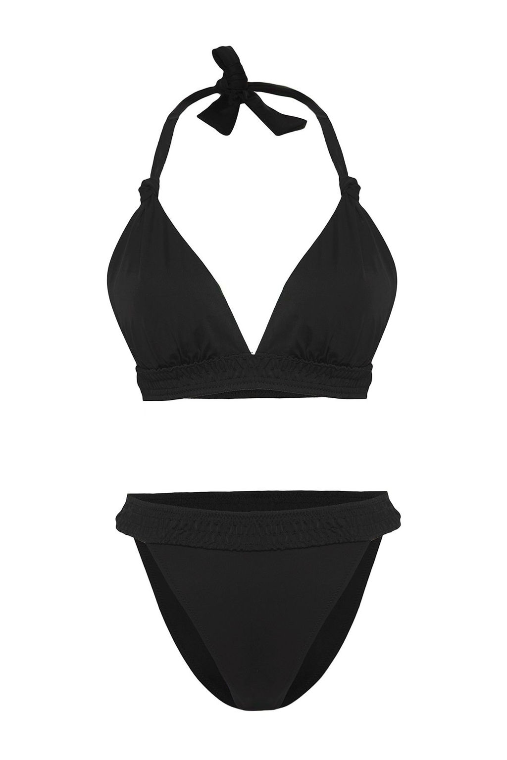 TRENDYOLMILLA Siyah Ucgen Regular Bikini Tak?m? TBESS25BT00051  фото 11