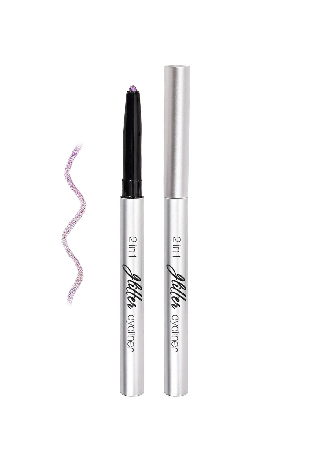 LavelleCollection Тени-карандаш Glitter eyeliner 2in1 тон 02 sparkling violet