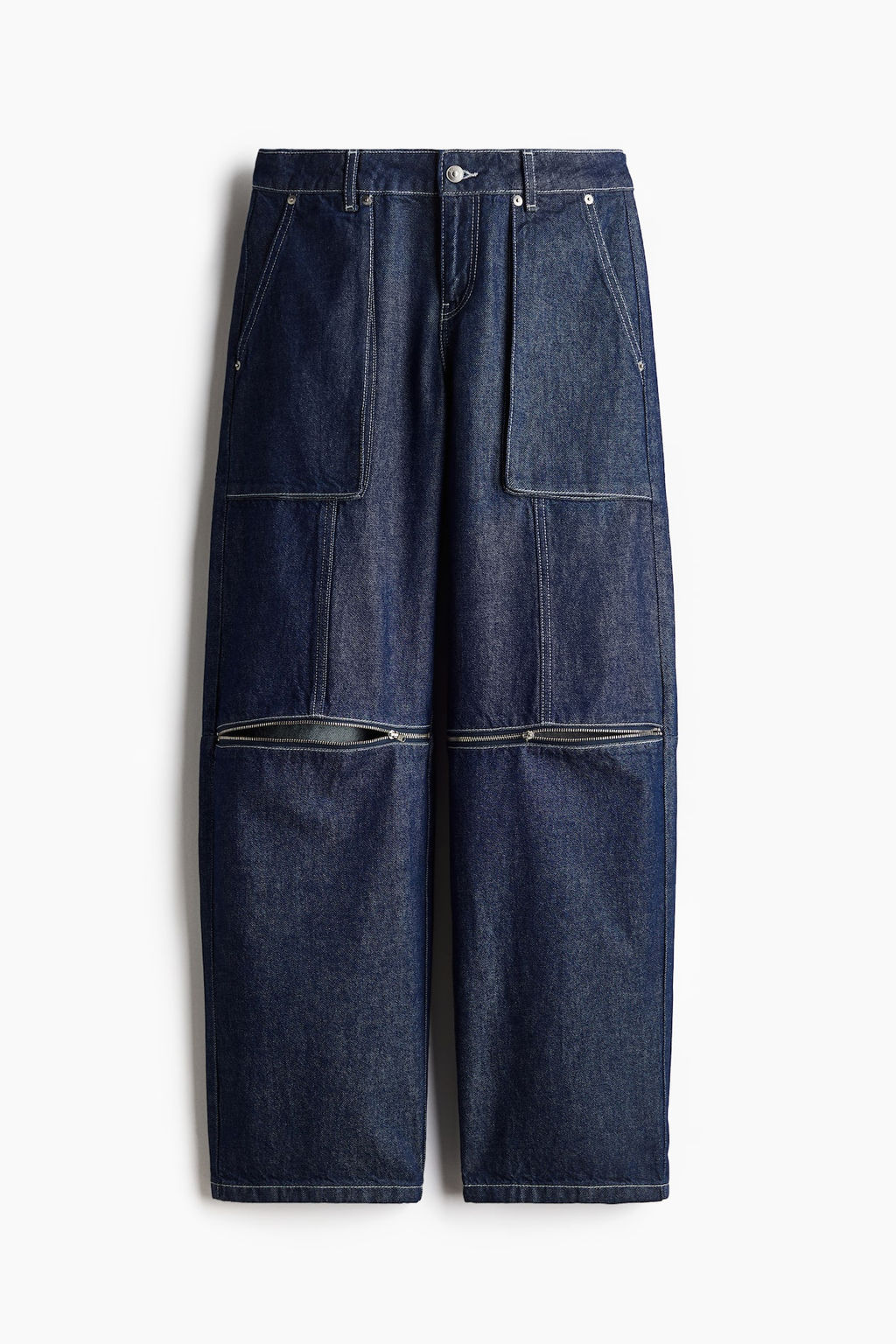 Barrel Low Cargo Jeans - H&m фото 9