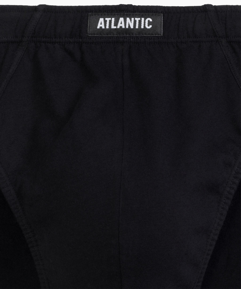 ATLANTIC 5SMP-002 Трусы спорт Solid Classic - набор 5 шт. светло-голубой + графитовый + черный + светлый хаки + голубой  фото 4