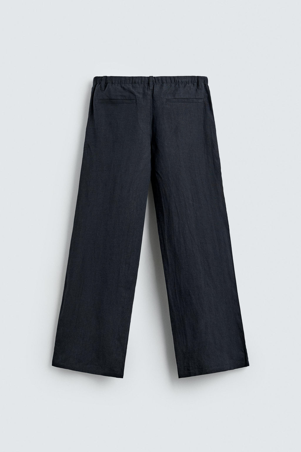 PANTAL?N RELAXED FIT 100% LINO / Marino oscuro