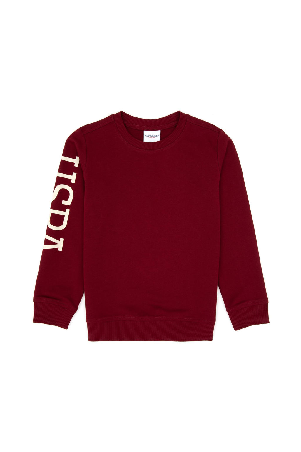 Erkek _ocuk Bordo Basic Sweatshirt Sepette S_rpriz _ndirim