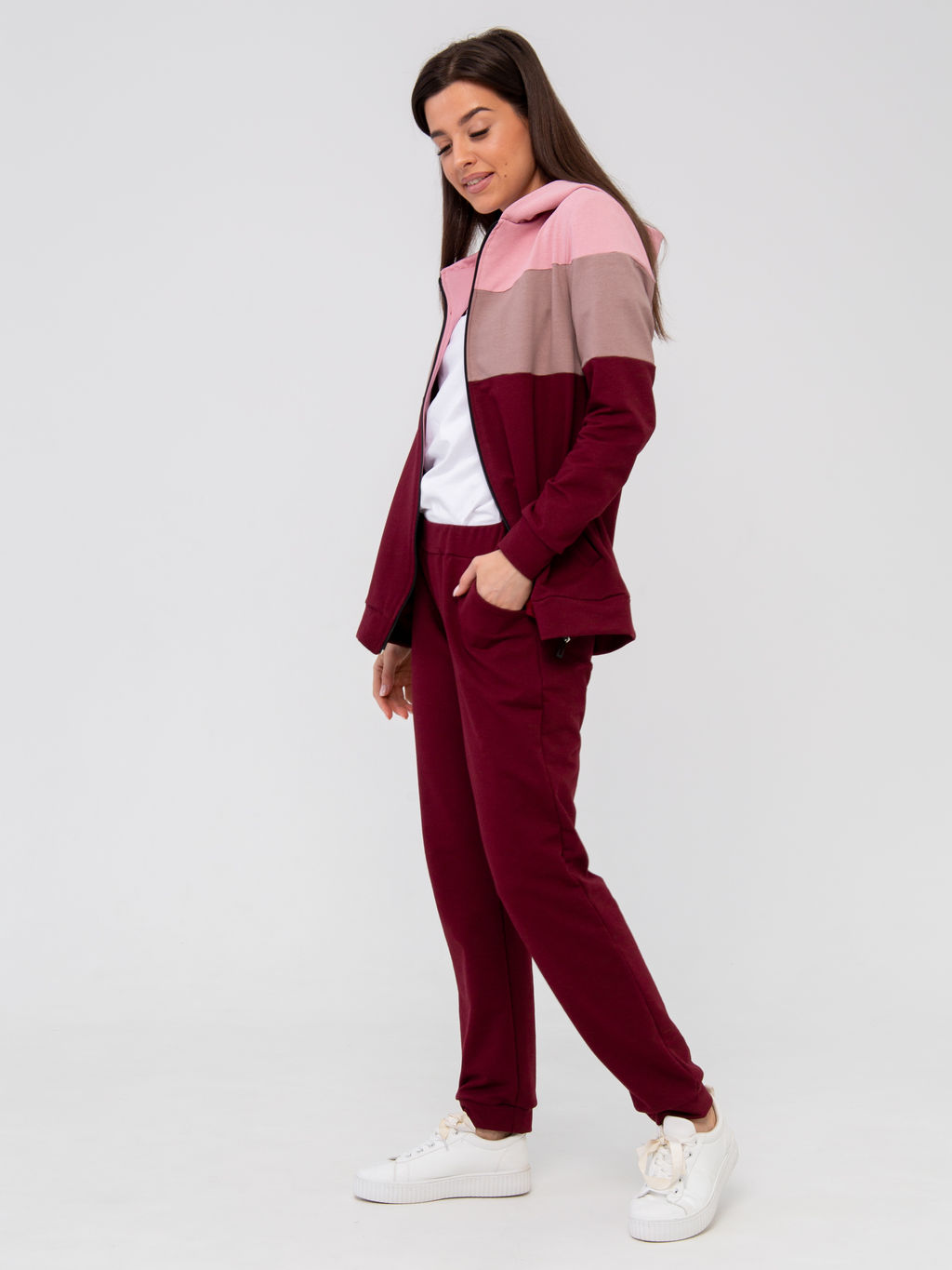 Костюм Токио (на молнии)_361/винный - Ihomelux фото 7