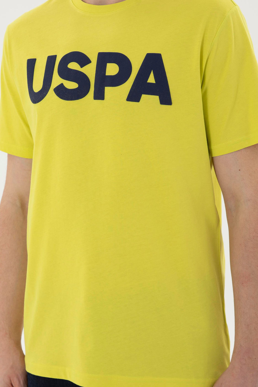 Мужская базовая футболка фисташкового цвета Неожиданная скидка в корзине - U.s. polo assn фото 7