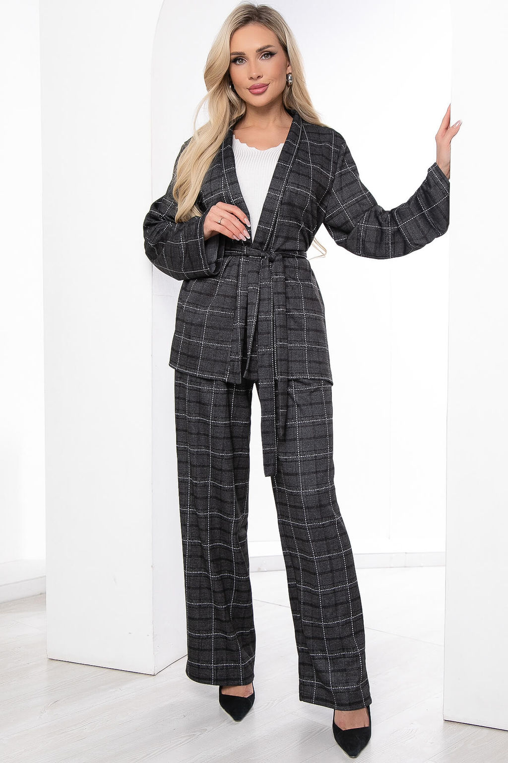 Жакет (клетка) Б8867 - Lt collection фото 4