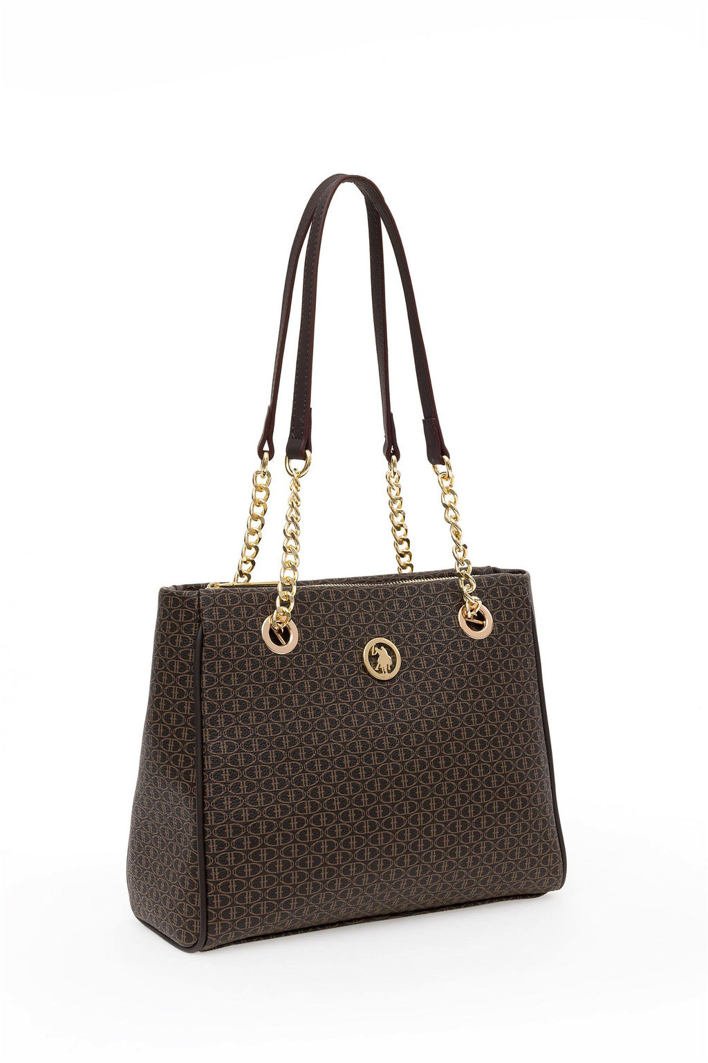 Женская коричневая сумка через плечо - U.s. polo assn фото 2