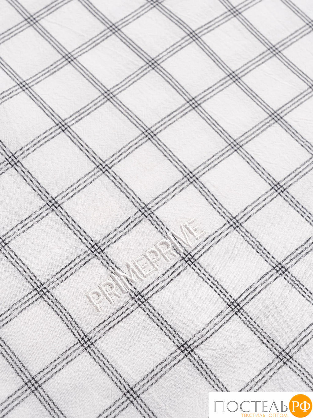 КПБ PRIME PRIVE ВАЛЬБО бел/черн (клетка)  фото 15