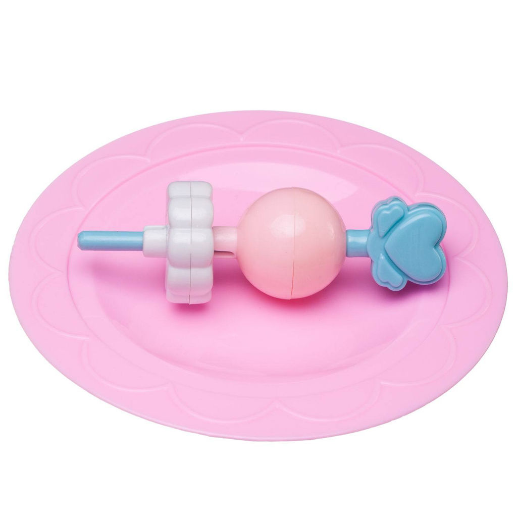 Игровой набор ABtoys Помогаю Маме Торт с куколкой и игровыми предметами, свет, звук, функция записи речи  фото 3