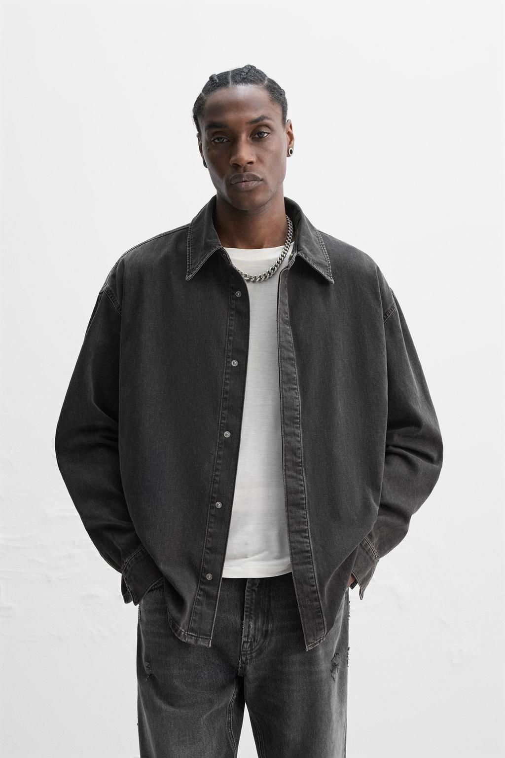 LIMITED EDITION DENIM SHIRT - Zara фото 2