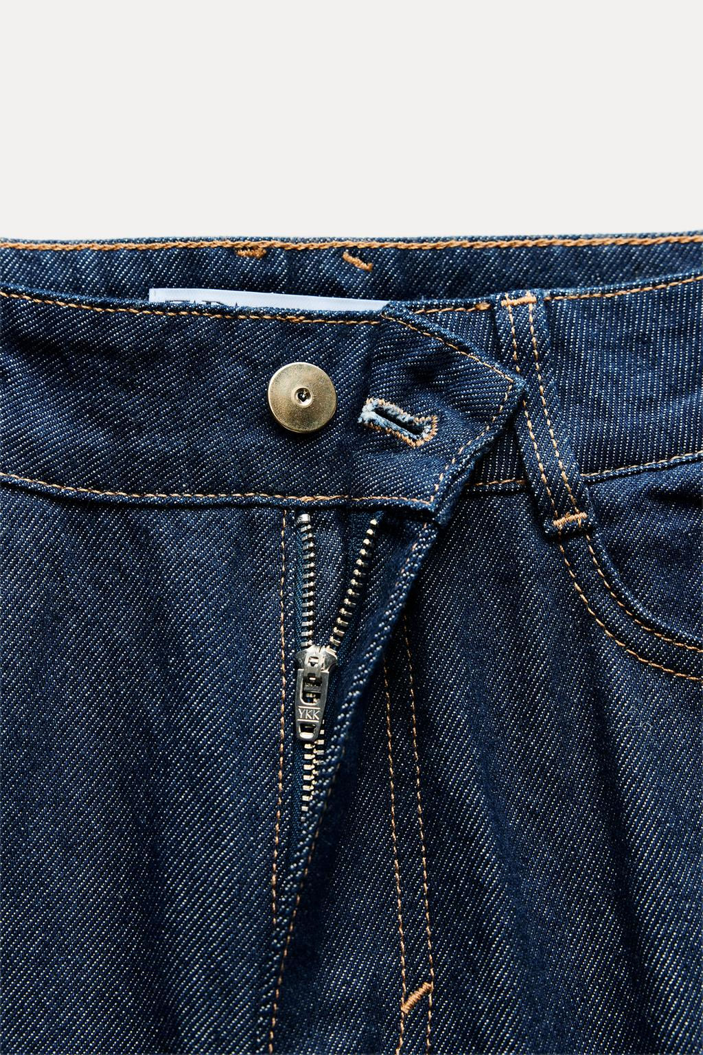 Z1975 STRAIGHT-LEG HIGH-WAIST JEANS - Zara фото 6